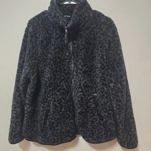 Torrid Black and Gray Utility Jacket